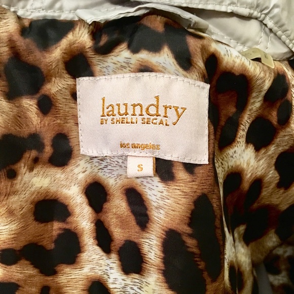 Laundry by Shelli Segal Matte Grey Packable Coat - Picture 6 of 8